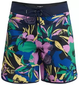 Quiksilver Surfsilk Scallop 18 Boardshorts (26132145) dunkelblau interact floral