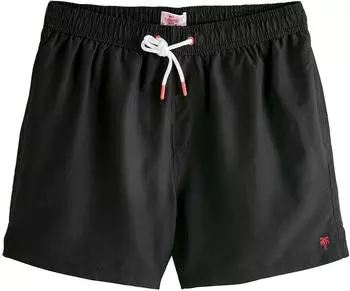 Next Fashion Basic Badeshorts ohne Logo schwarz