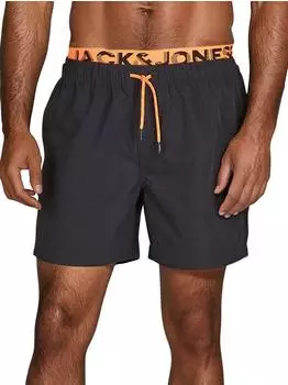 Jack & Jones Maui JJSWIM Badeshorts (12281192) shocking orange