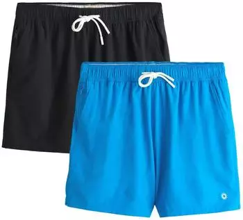 Next Fashion Essential Motion Badeshorts azur/schwarz