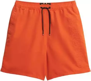 Superdry Premium Badeshorts mit Stickerei (M3010246A) denim co rust orange