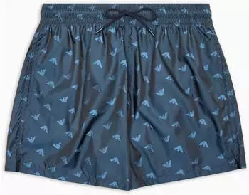 Emporio Armani MID Boxer Badehose eagl arm.blu/captain