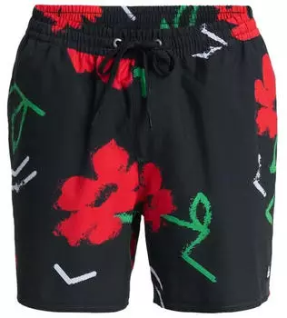 Quiksilver Stretch Printed Volley 16" Boardshorts (41018224) schwarz street floral