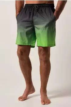 JP 1880 Badeshorts Beachwear Elastikbund Batiklook (828361) grasgrün
