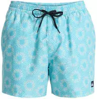 Quiksilver Badeshorts Everyday Printed Volley 15" Schwimmshorts Aqua Ocean...