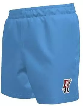 Nike Swim Logo Solid 5" Volley Shorts (NESSF804) university blue
