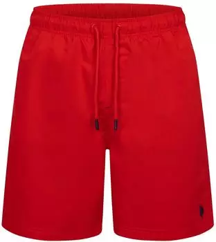 U.S. Polo Assn. Classic Fit Badeshort P005 rot-navy