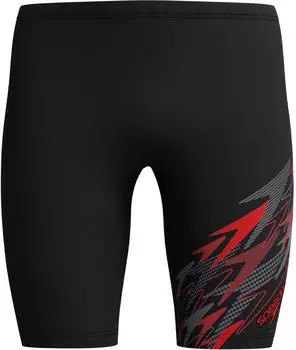 Speedo Gala Lagenschwimmhose schwarz/rot