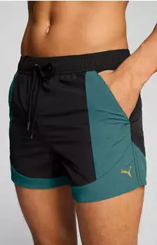 Puma Badeshorts (100000029) schwarz/gr&uuml;n