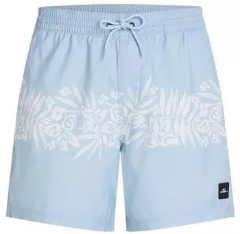 O'Neill Uni Flower 16" Boardshort (2800255) light blue tropical stripe