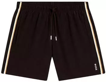 Hugo Boss ICONIC Badeshorts mit Label Stitching (50491594) dunkelbraun
