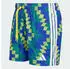 Adidas Football-inspired Graphic Swim Shorts 5 Inch (KD5346) bright yellow/white