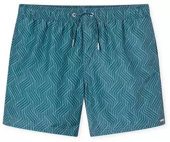 Schiesser Swim Shorts (182698) lime gemustert