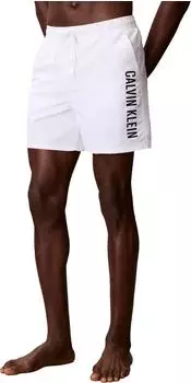 Calvin Klein Short Drawstring Swim Shorts weiß