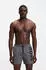Hugo Boss Octopus Badeshorts mit Logoschriftzug dunkelgrau