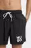 HUGO Schnell trocknende Badeshorts mit Stacked-Logo-Print Style PAOLO 50545464 Schwarz