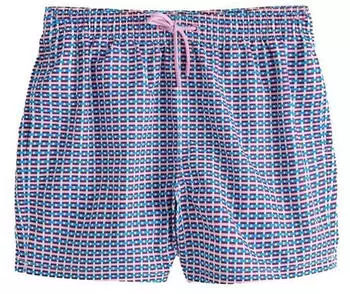 Next Fashion Badeshorts blau/violett/lila/weiß