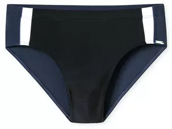 Schiesser Badehose Jersey Schlüsseltasche schwarz Aqua (183427-000)
