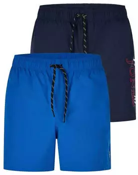 Jack & Jones JPSTMAUI Swim Mix Badeshorts Regular Fit 2er Pack (12303737) turkish sea