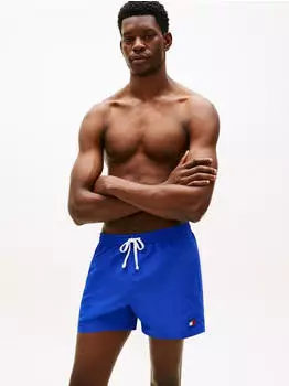 Tommy Hilfiger Badeshorts mit abgestepptem Saum navy/kobaltblau/rot/wei&szlig;
