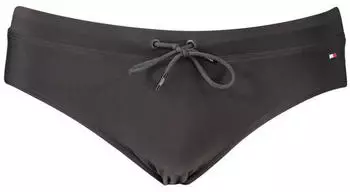 Tommy Hilfiger Medium Drawstring Zip Pocket Badeshorts (UM0UM03748) schwarz