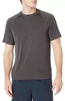 Amazon Essentials UPF 50 Bade-T-Shirt Slim Fit Kurzarm Schnelltrocknend (S17AE40003) kohlegrau
