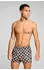 Puma Swim Men Printed Cat Short Shorts mit Gummizug und seitlichen Taschen chocolate brown combo