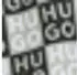 HUGO AARON_SWIM Schnelltrocknende Badeshorts mit gestapeltem Logo-Karomuster (50556792) khaki