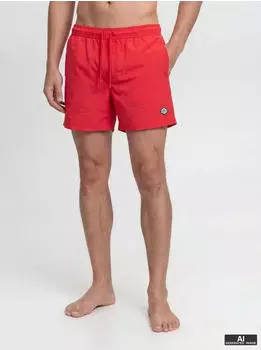 Jack & Jones JPSTMAUI Badeshorts rot