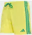 Adidas 3 Stripes Swim Shorts 5 Inch (JY9790) bright yellow/bold green