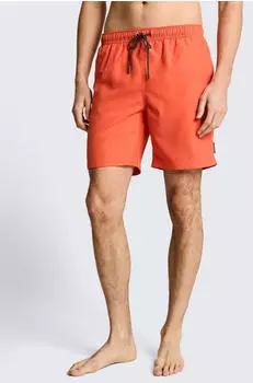 Tom Tailor Badeshorts mit Gummizug und Kordel (19791512) chili orange