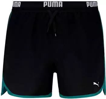 Puma Swim Logo Herren Kurze Badeshorts (907659) schwarz