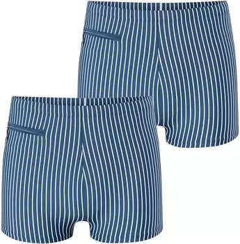 Schiesser Aqua Swim Brief (300879) blau/weiß