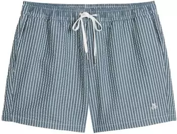 Marc O'Polo Essentials Badeshorts (156203) grau/weiß