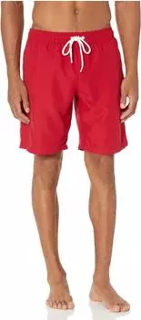 Amazon Essentials Badeshorts mit Netzfutter Regular Fit (AE1671278) rot