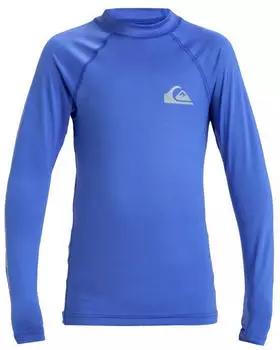 Quiksilver Everyday UPF 50 Lang&auml;rmliges Surf-T-Shirt (AQBWR03065-BQV0) nebulas blau