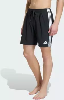 Adidas 3-STREIFEN BADESHORTS 20,5 CM Black / White (KG1675)