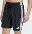 Adidas 3-STREIFEN BADESHORTS 20,5 CM Black / White (KG1675)
