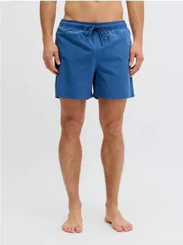 Jack & Jones JPSTMAUI Tropic Solid Badeshorts 2er Pack (98030234) saphir/weiß