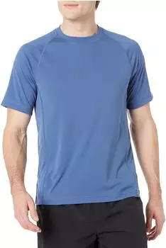Amazon Essentials UPF 50 Bade-T-Shirt Slim Fit Kurzarm Schnelltrocknend (S17AE40003) blau