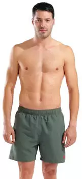 Arena Fundamentals R Boxer Beach Shorts (006443) sage/red