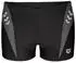 Arena Steplogo Swim Short Badeshorts (011785-550) schwarz / asphalt