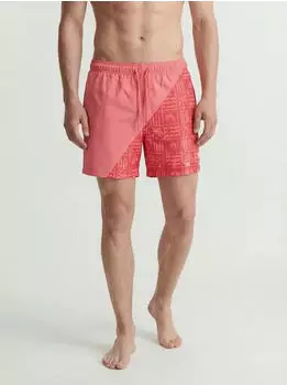Jack & Jones JPSTMAUI SPLASH MAGIC SWIM SHORTS Badeshorts (16423051) hot coral