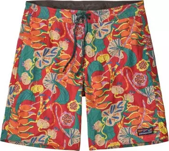 Patagonia Wavefarer Swim Shorts (58035-TCLE) tropiclimb: hot ember