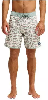 Quiksilver Original Scallop 18" Boardshorts (67248163) bone weiß nature tile