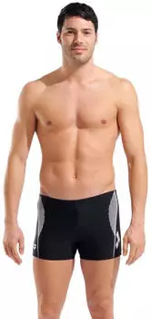 Arena Swim Short Graphic Slim Fit schwarz/wei&szlig;