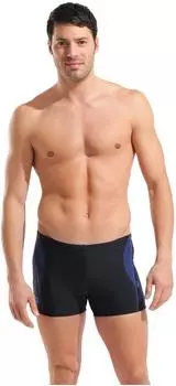 Arena Men's Swim Short Graphic Badeshorts mit Stretchmaterial (74210404) black-blue