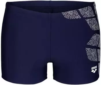 Arena Kikko Swim Short mit Silikonprint (010796) navy/weiß