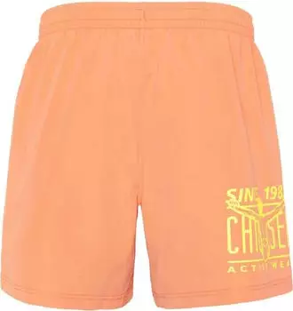 Chiemsee Badeshorts mit Front- und R&uuml;ckenprint (3326019) orange