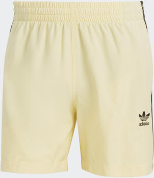 Adidas Originals adicolor 3-Streifen Badeshorts almost yellow/black (HT4410)